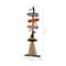 Glitzhome® 42" Lighted Halloween Witch's Broom Porch Décor with Timer